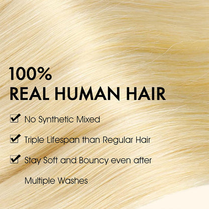 🌟QIAWI 613 Blonde 13x6 Lace Front Wig – 200% Density , Pre-Plucked , Bleached Knots , Silky Straight