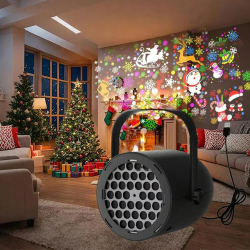 🎄✨Last 3 Hours Christmas Deal — 62% OFF LED Christmas Projection Lamp: 16 Patterns of Pure Holiday Wonder!