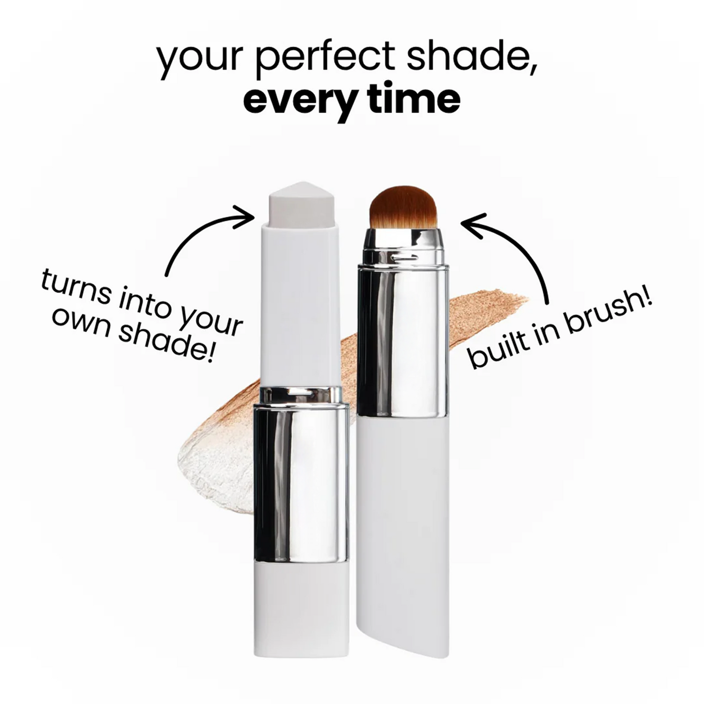 🔥Up to 52% OFF — Last 3 Hours!White Concealer Foundation Stick for Instant💄, Flawless Coverage.