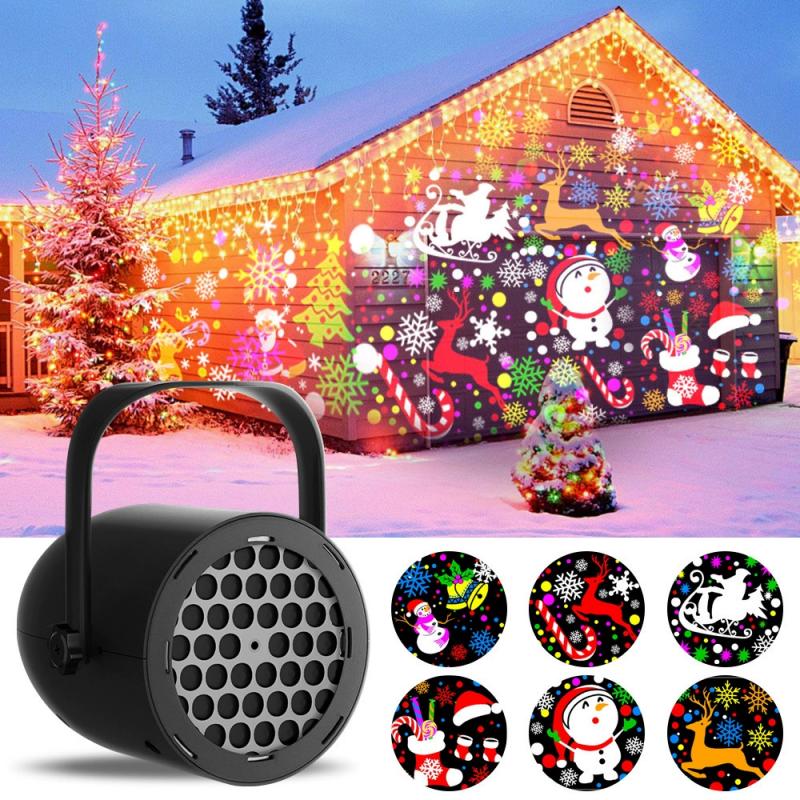 🎄✨Last 3 Hours Christmas Deal — 62% OFF LED Christmas Projection Lamp: 16 Patterns of Pure Holiday Wonder!