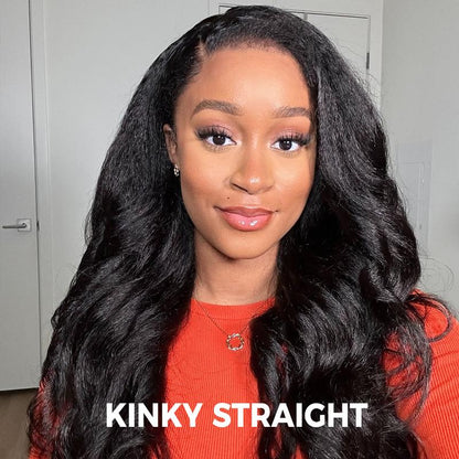 Sale Happening Now:72%OFF Afro Curly Wear  Half Wig 180% 250% Density Upgrade With Drawstring Cap Invisible Hairline Human Hair Wigs Beginner Friendly